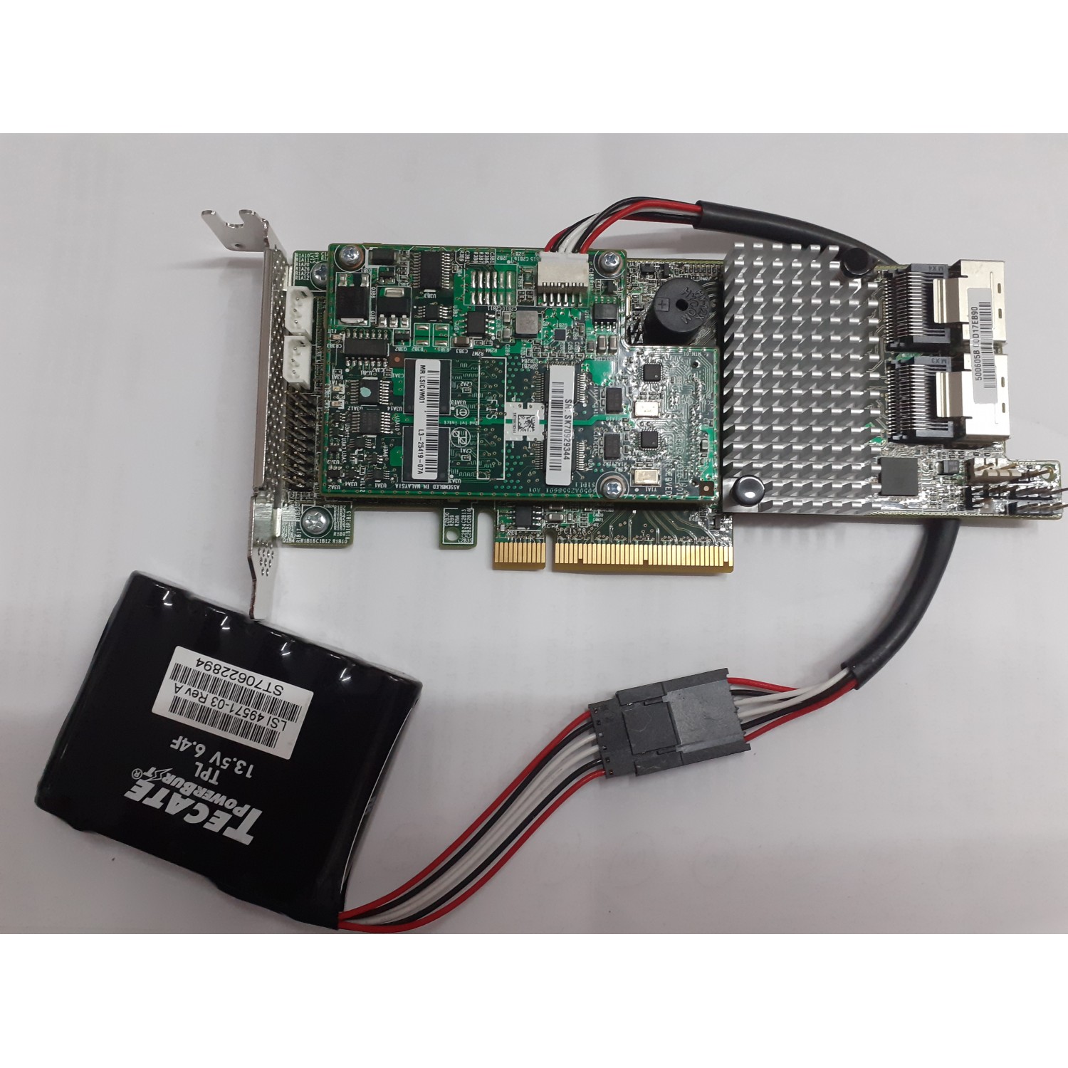 Controller Raid LSI Logic MegaRAID SAS 9271-8i L3-25413-38001 Low Profile cu baterie Diverse Server